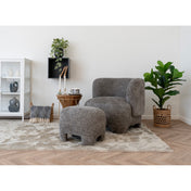 Nazare Pouf - Pouf, grey 53x41 cm, HN1280