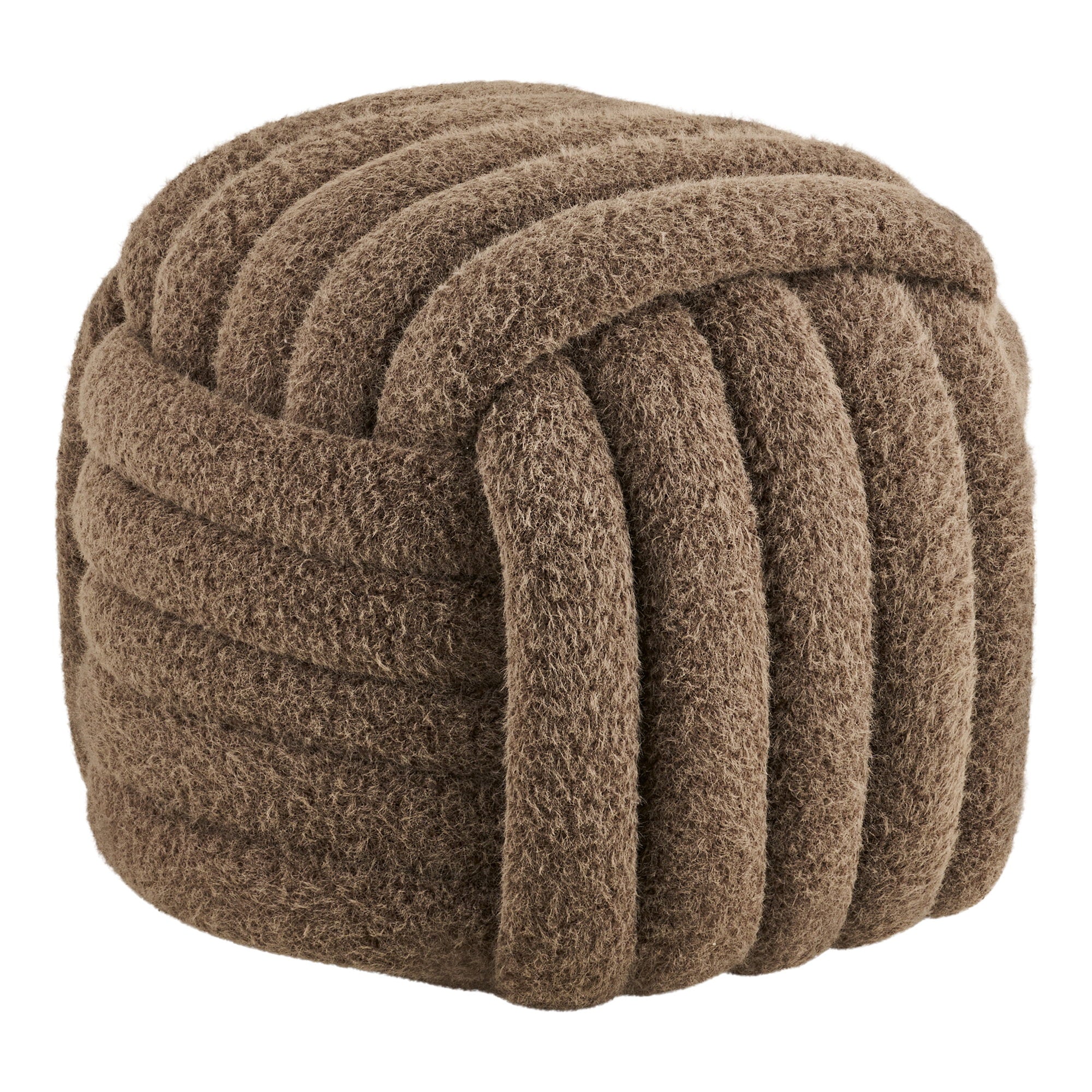 Napier Pouf - Pouf, brown 48x48x43 cm, HN1294