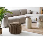 Napier Pouf - Pouf, brown 48x48x43 cm, HN1294