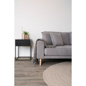 Vita Side table - Side table, 1 drawer, black, black frame 40x40x55 cm