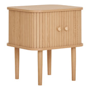 Nikko Side Table - Side table, 2 doors, natural 45x40x50,5 cm