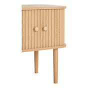 Nikko Side Table - Side table, 2 doors, natural 45x40x50,5 cm
