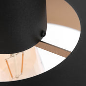 Aurelia black/gold metal pendant lamp