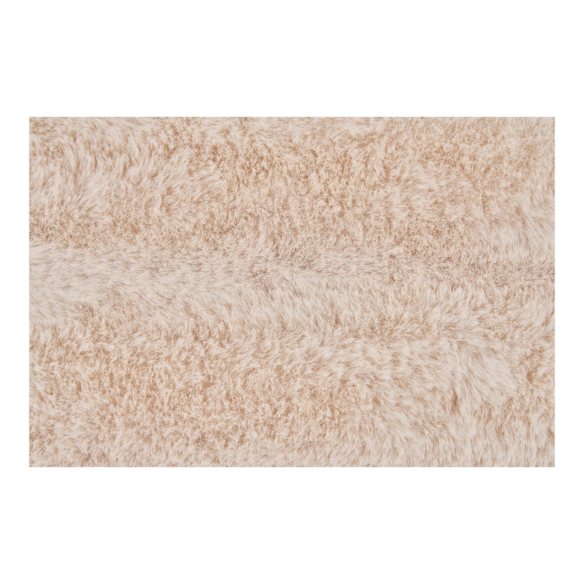 Galena Cushion - Cushion, artificial fur, white 45x45 cm
