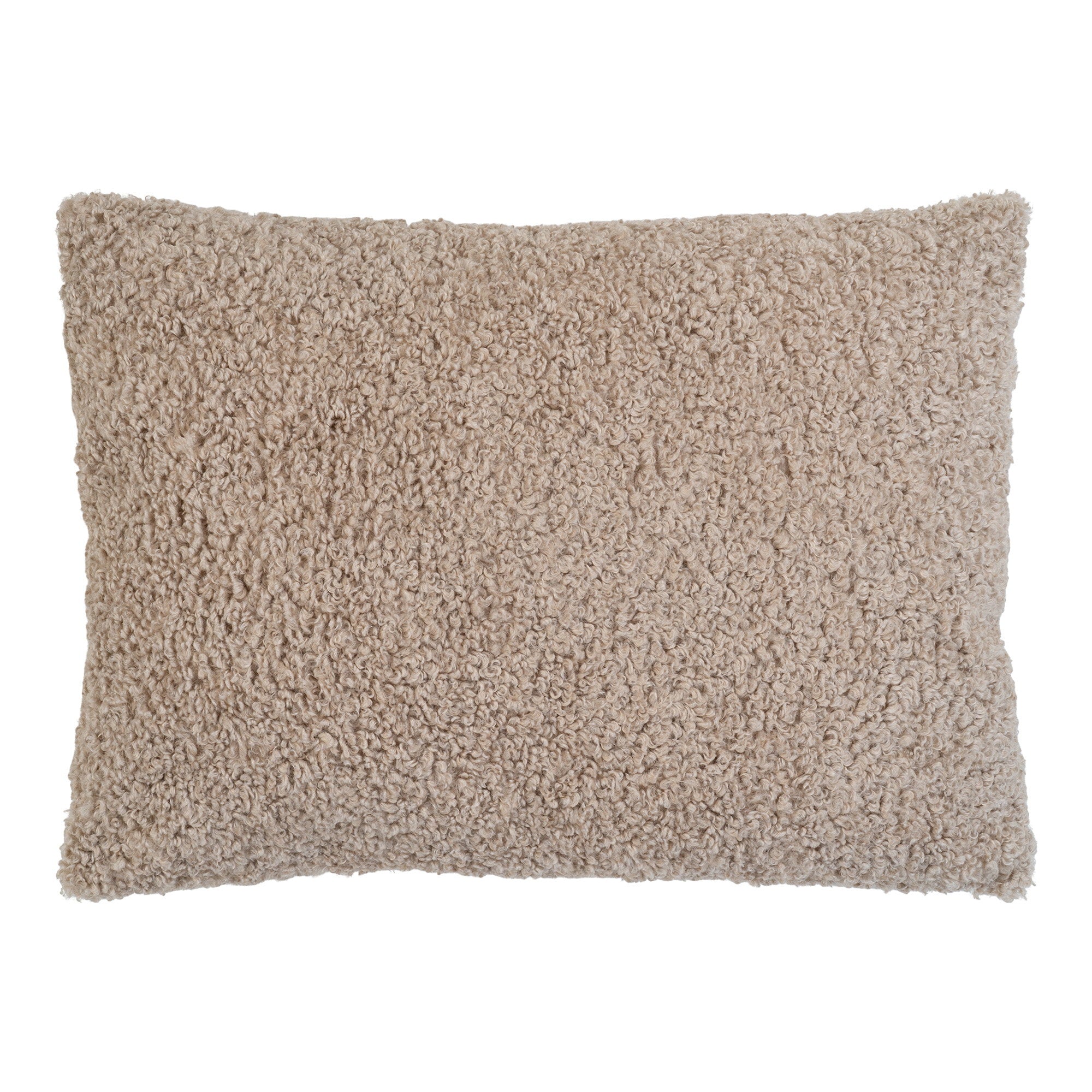 Tavira Cushion - Cushion, grey-brown bouclé 45x60 cm