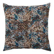 Blossom Cushion - Cushion, blue/brown mix 45x45 cm
