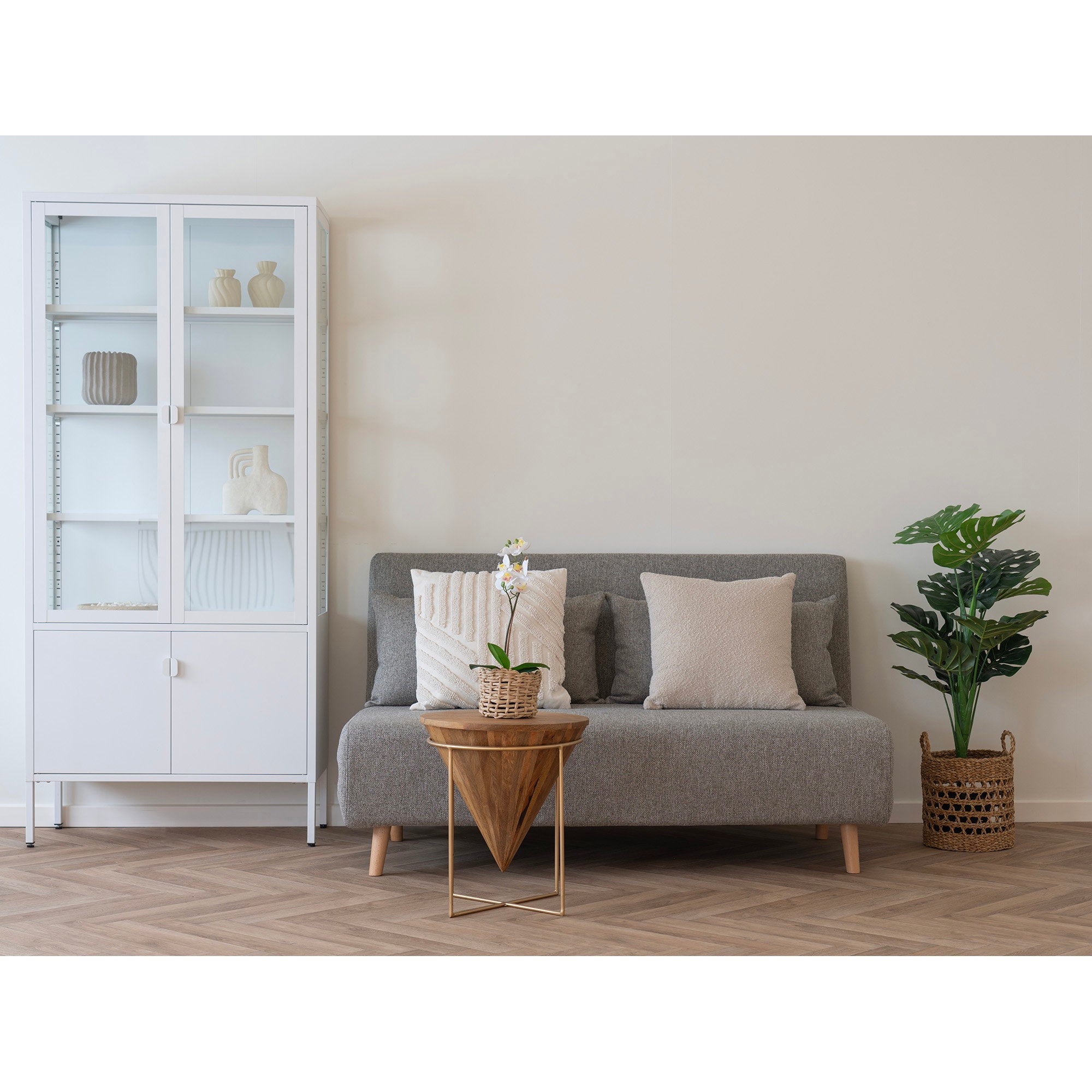 Savannah Cushion - Cushion, bouclé, beige 45x45 cm