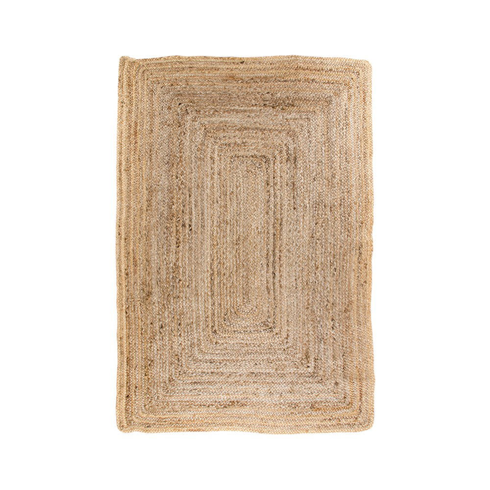 Sorevi vloerkleed - gevlochten jute naturel 60x90 cm