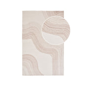 Aila 160x230cm wool rug – Light brown & Ivory