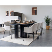 Aila 160x230cm wool rug – Light brown & Ivory