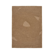 Svala 160x230cm wool rug – Brown