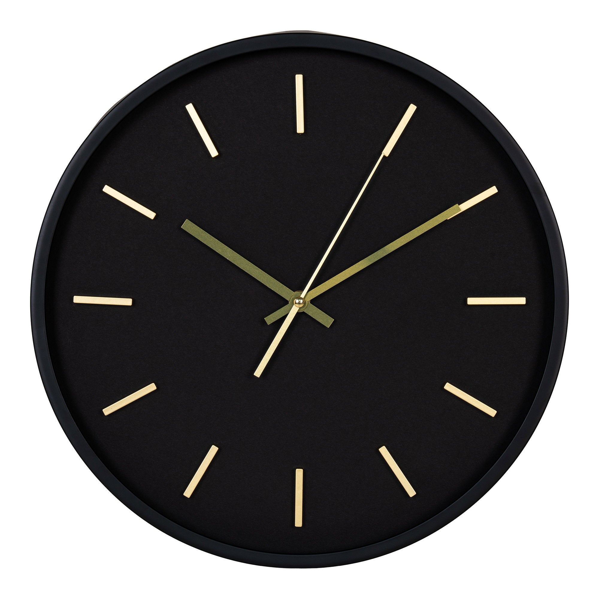 Kensington Wall Clock - Wall clock, black, silent movement ø35 cm