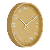 Rosolini Wall Clock - Wall clock, ocher, silent movement ø30 cm