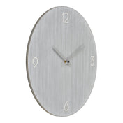 Ravenna Wall Clock - Wall clock, MDF, light grey, silent movement ø40