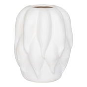 Vase - Vase, ceramic, beige 19,5x19,5x26 cm