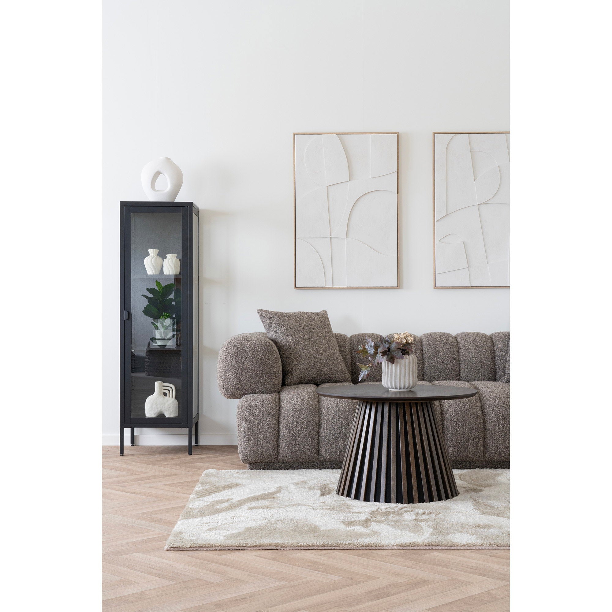 Vase - Vase, ceramic, white 24x10,5x27,8 cm