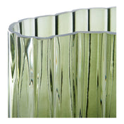 Vase - Vase, glass, smoked green 21x12x26,5 cm