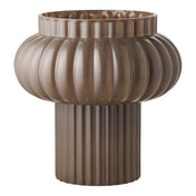 Vase - Vase, mouthblown glass, brown ø27x27 cm