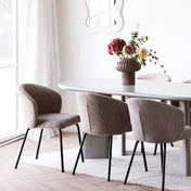 Vase - Vase, mouthblown glass, brown ø27x27 cm