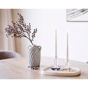 Vase - Vase, ceramic, blue 15,5x14x22 cm