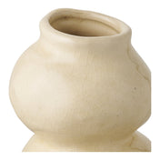 Vase - Vase, ceramic, beige ø10,5x19,5 cm