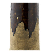 Vase - Vase, ceramic, brown ø12,5x48 cm