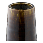 Vase - Vase, ceramic, brown ø12,5x48 cm