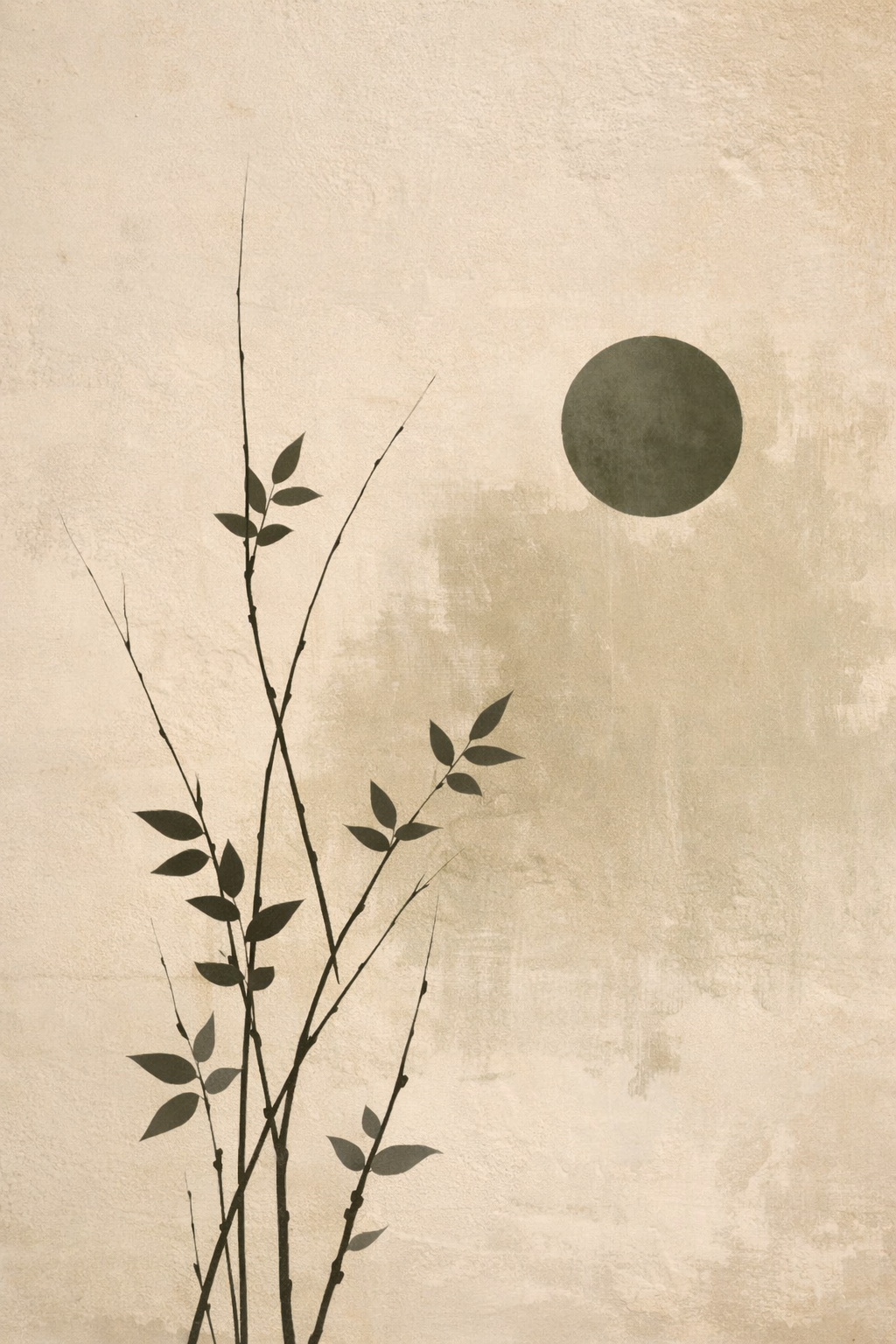 Schilderij preview aan de muur