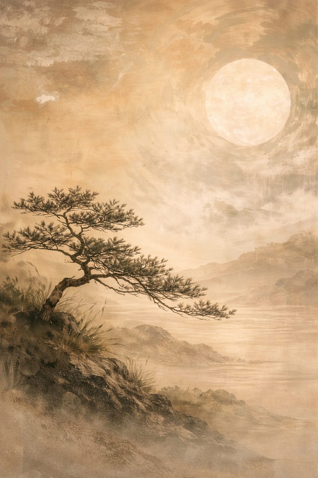 Schilderij preview aan de muur