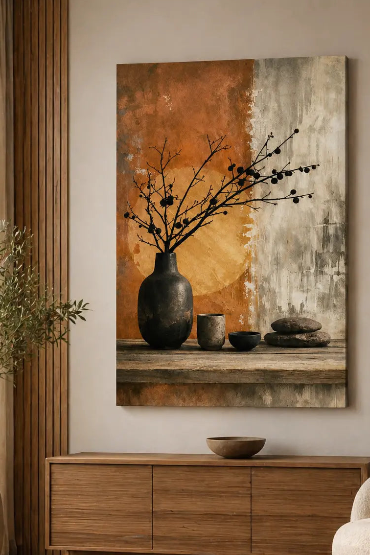Japans minimalisme met aardse tonen